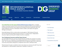 Tablet Screenshot of diversifiednational.com